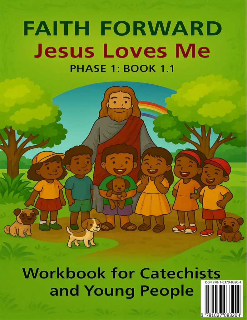 Jesus Loves Me Catholic catechesis workbook cover